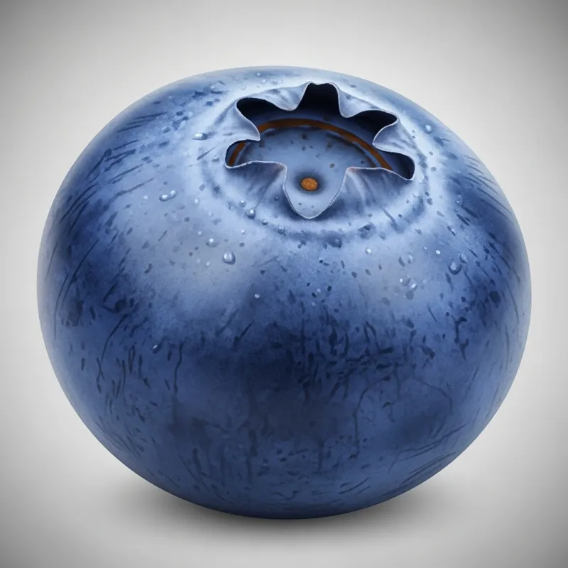 Detailed Blueberry - Fresh, Plump, and Radiant