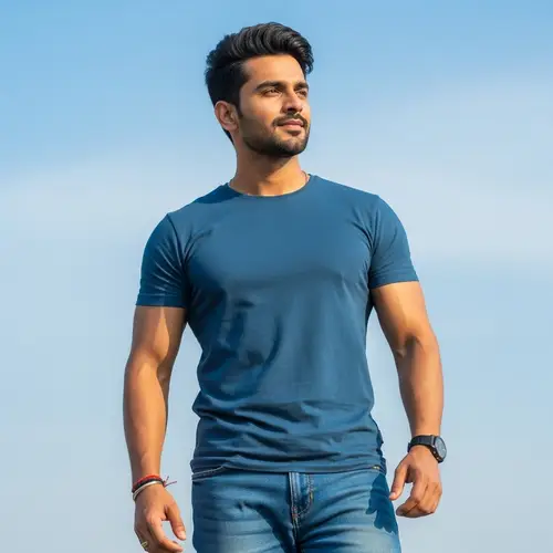 Confident Indian Man Outdoors | Stylish Fashionable Look