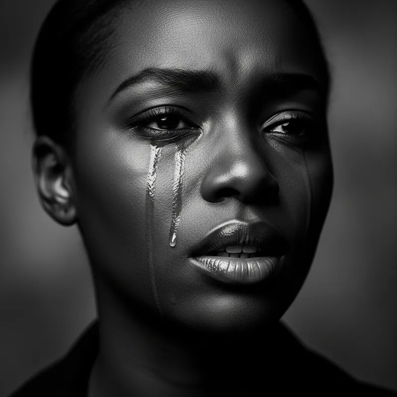 Dramatic Black & White Portrait | Emotional Hasselblad Photography