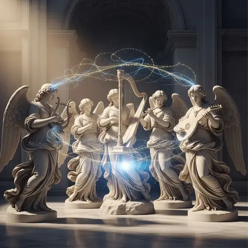 432 HZ Noise Recording for Easy Sleep | Marble Angels Serenade