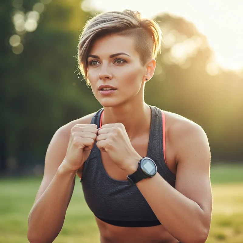 Gorgeous Sporty Girl with Undercut - Fitness Inspiration