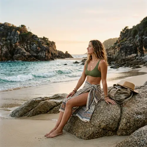 Chic Beach Lifestyle: Dreamy Cove Relaxation