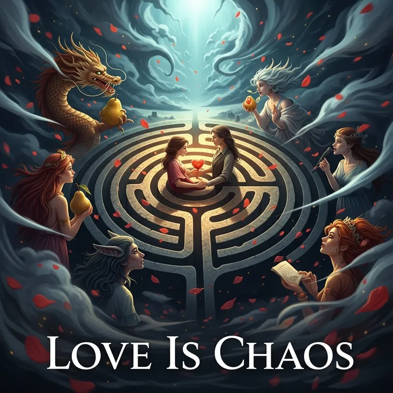 Love Is Chaos: Mythological Fantasy Novel Cover