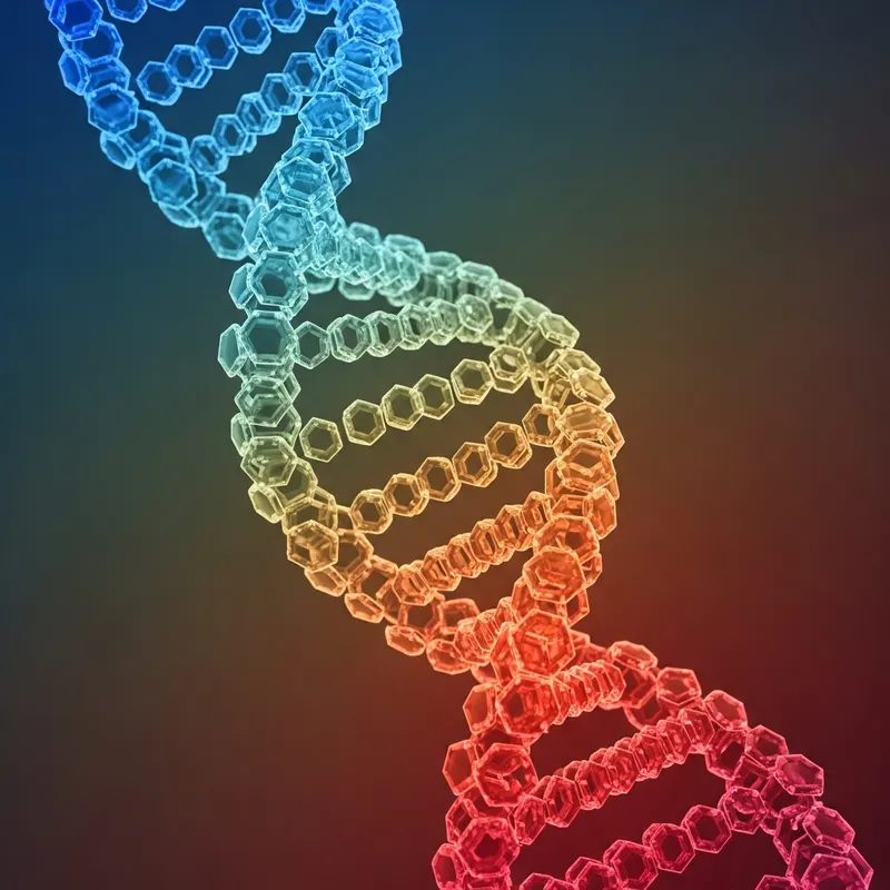 Stunning DNA Design: Hexagon Structure Visuals