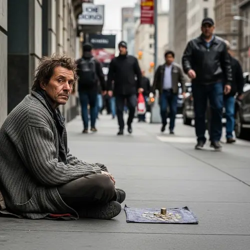 Empathizing with the Homeless: A Raw Urban Portrait