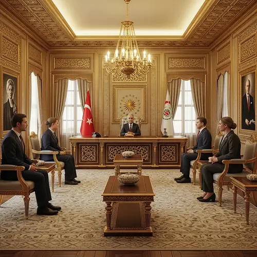 Ambassadorial Office of Turkish Heritage | Elegant Diplomatic Space