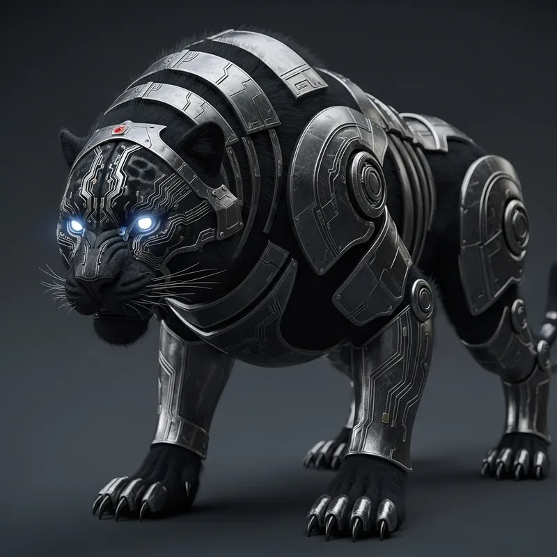 Biomechanical Big Cat: Nature Meets Technology