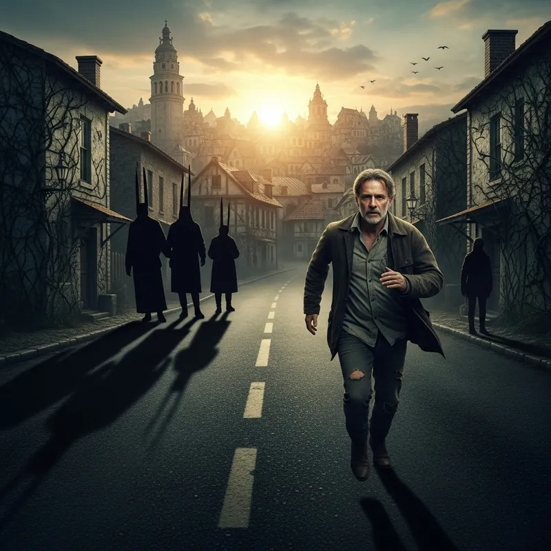Running from Past to Secrets: Thrilling Journey in Mysterious Town