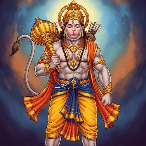 Hanuman: Renowned Monkey-God Devotee of Lord Rama