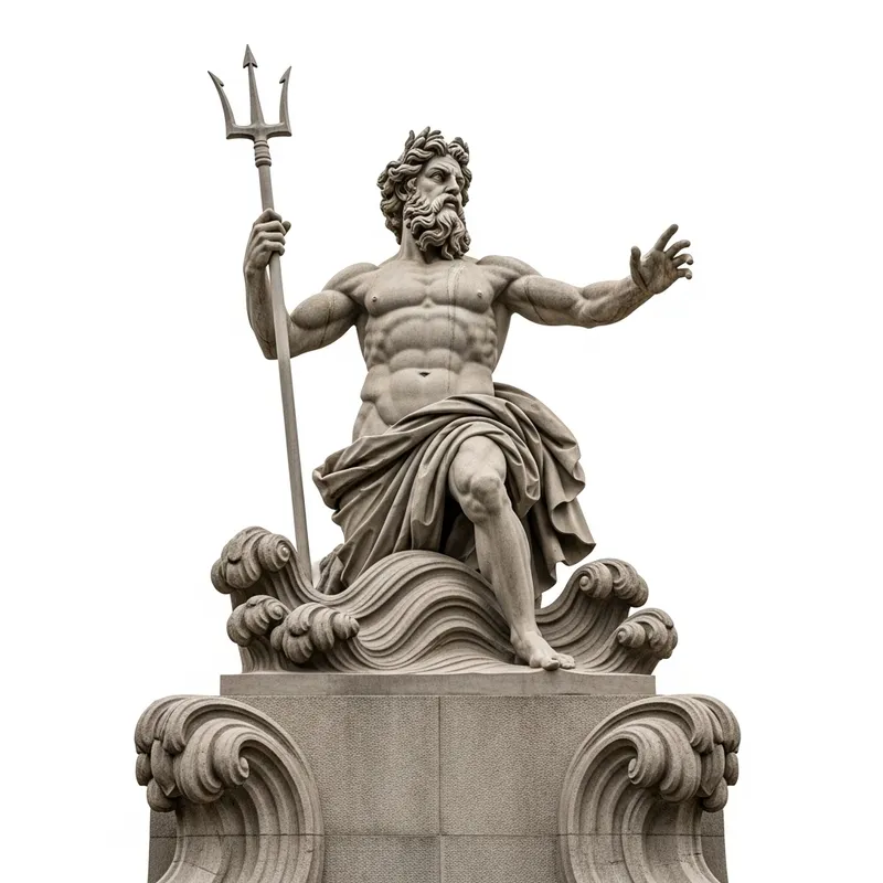 Poseidon Art Sculpture: Symbol of the Sea