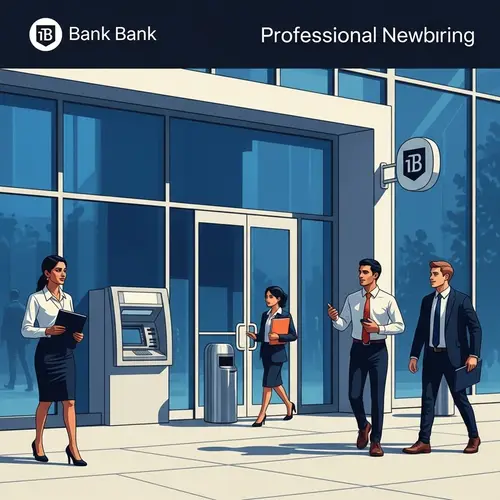 Professional Banking Network - Vibrant and Serious Theme