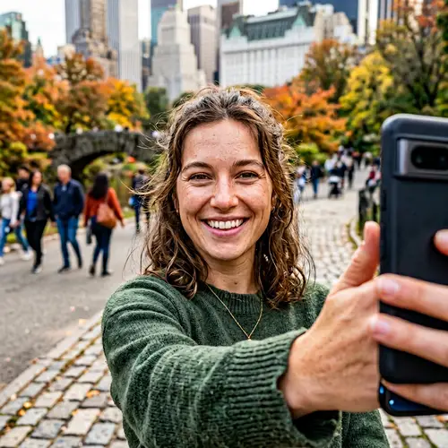 Epic Selfie with Gollum on Lord of the Rings Set