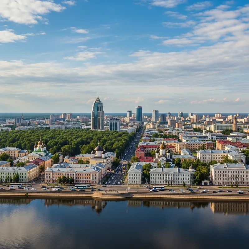 Explore Ufa City: Iconic Architecture & Scenic Views