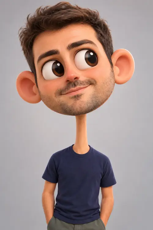 Stylized 3D Cartoon Portrait Creation