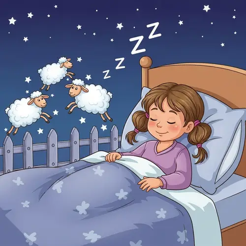 Counting Sheep: A Sleepy Cartoon Adventure