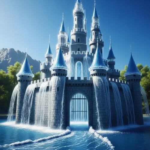 Magical Water Castle: A Mesmerizing Sight