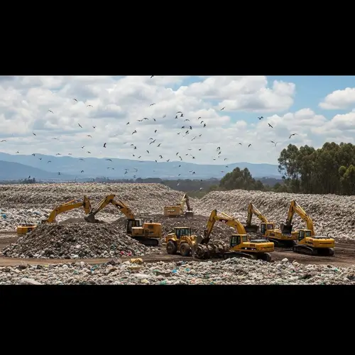 Doña Juana Landfill Bogota Colombia - Waste Management Site