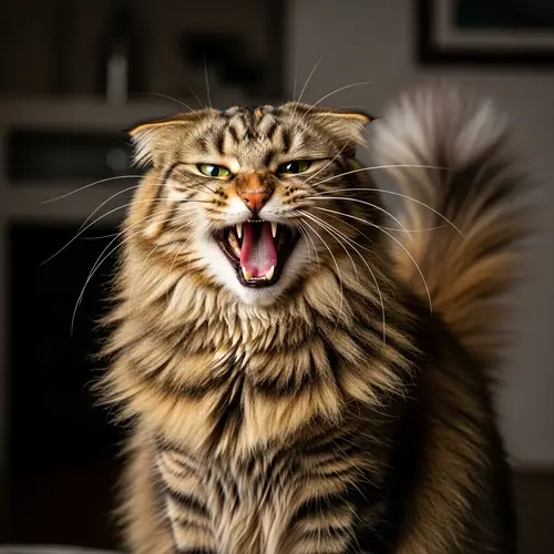 Furious Fluffy Cat: Unleash the Cuteness