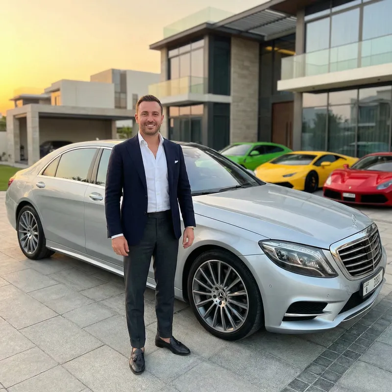 Luxury Lifestyle: Dubai Villa & Sports Cars Luxury Lifestyle: Dubai Villa & Sports Cars