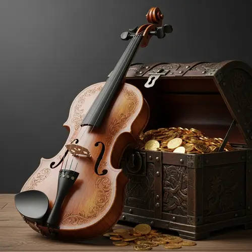 Ancient Violin and Treasure Chest: History and Mystery