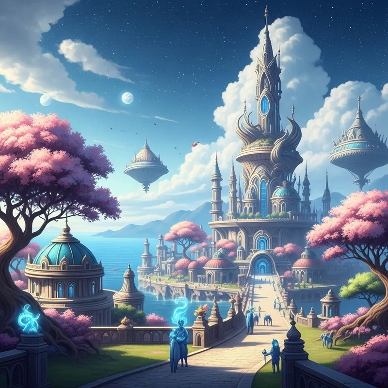 Heavenly City: A Fantastical Landscape Adventure Heavenly City: A Fantastical Landscape Adventure