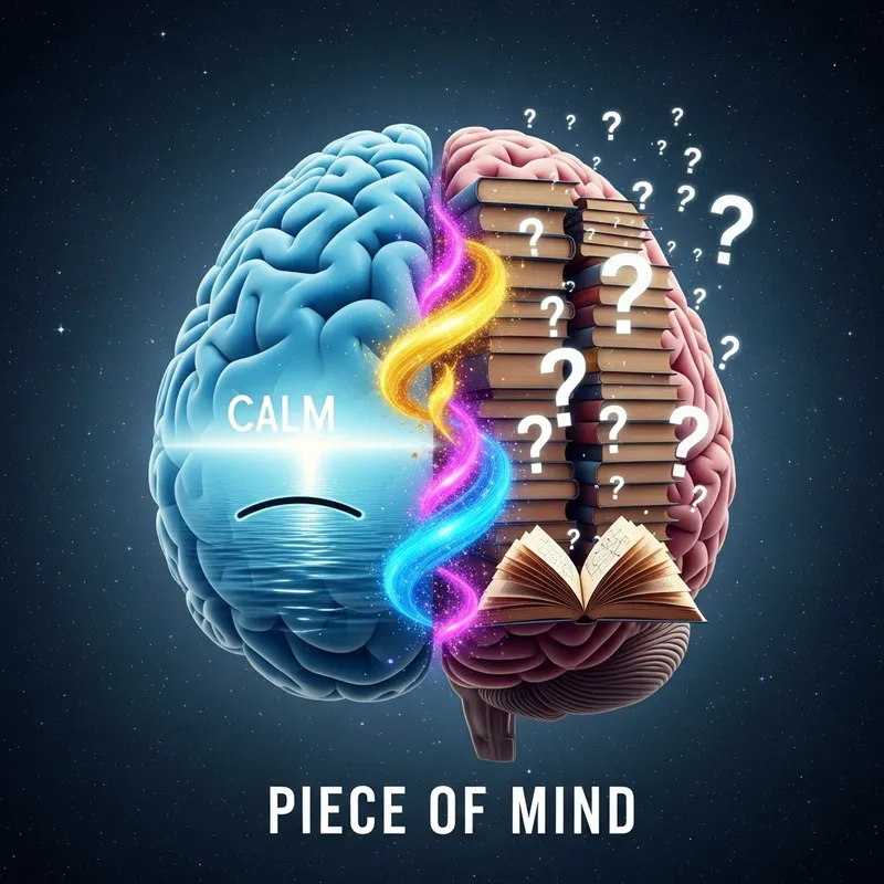 Surreal Piece of Mind Depiction | Tranquil, Excitement, Curiosity