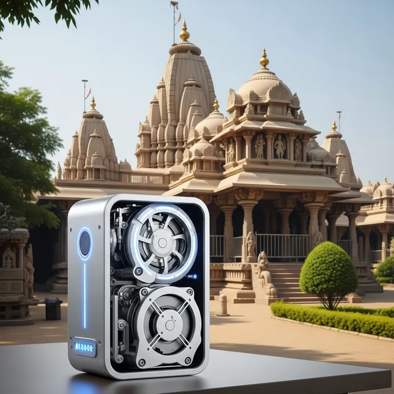 Mini Arti Machine | Temple Background Artistry