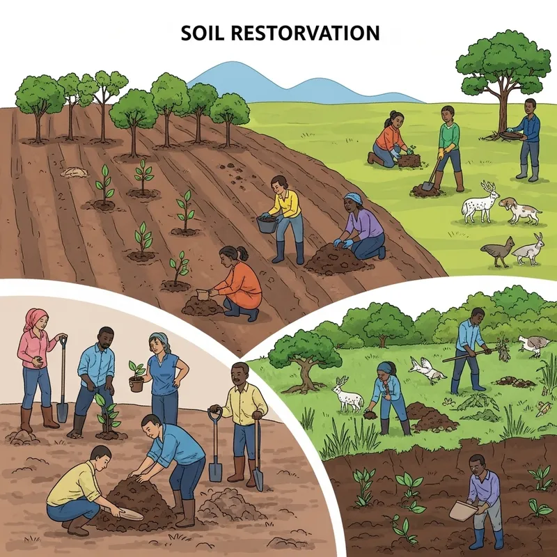 Soil Restoration Techniques for Biodiversity and Productivity