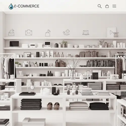 Sleek & Modern E-commerce Background Design
