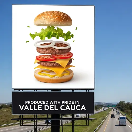Valle del Cauca Hamburger | Produced with Pride