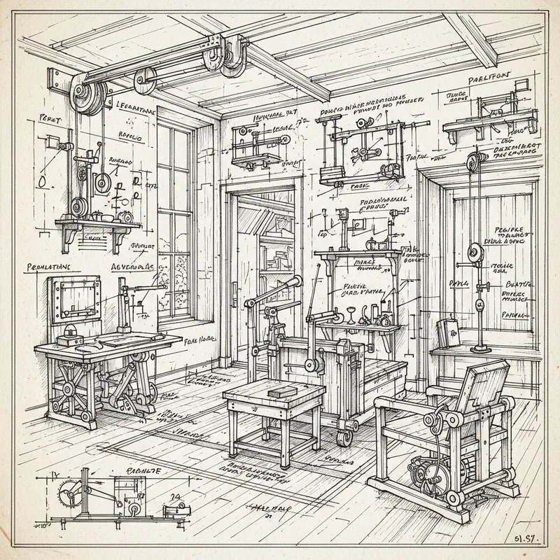 Leonardo's Design Influence: Interior Inspired by Inventive Drawings Leonardo's Design Influence: Interior Inspired by Inventive Drawings