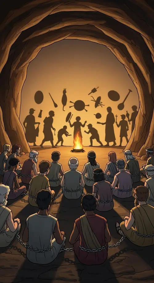 Sci-Fi Animated Depiction of Plato's Allegory of the Cave