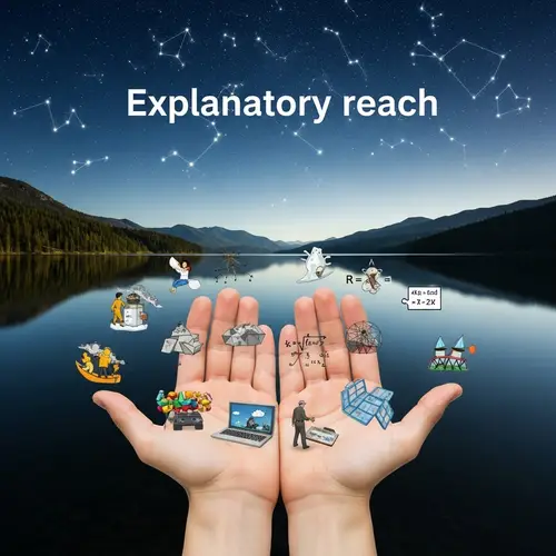 Vastness of Explanatory Reach | Miniature Scenes & Calm Lake