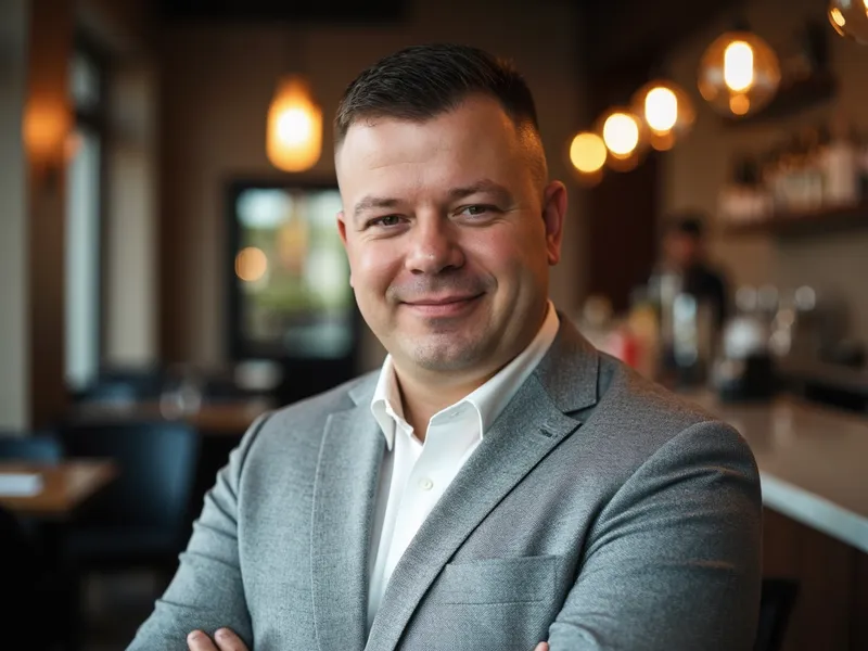 Chic NYC Cocktail Bar Model Headshot