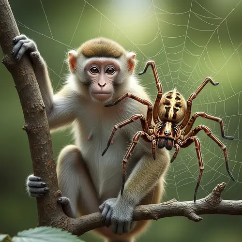 Monkey-Spider Hybrid: A Fascinating Mix of Arboreal Agility and Silk-Spinning Skills