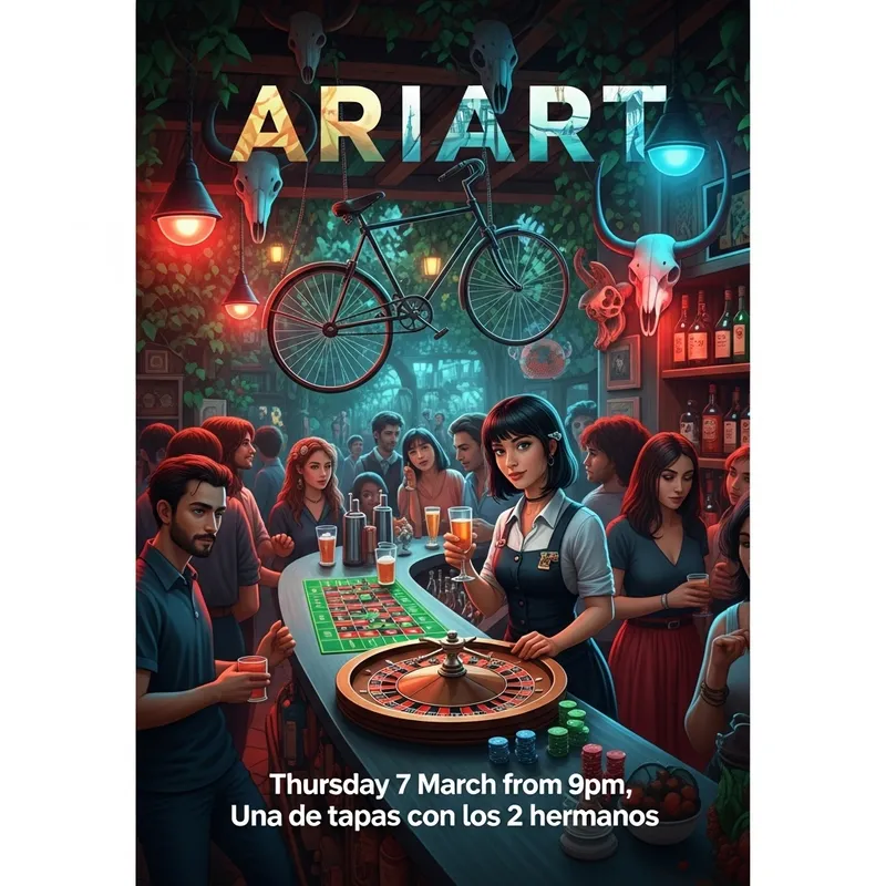 Eccentric Bohemian Outdoor Garden Bar Event with Una de Tapas Eccentric Bohemian Outdoor Garden Bar Event with Una de Tapas