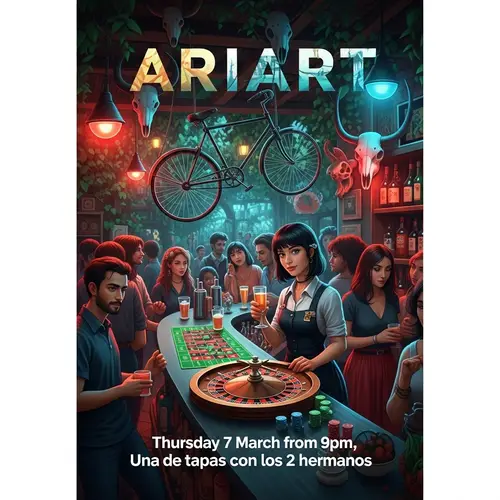 Bohemian Outdoor Garden Bar Event: Una de Tapas con los 2 Hermanos