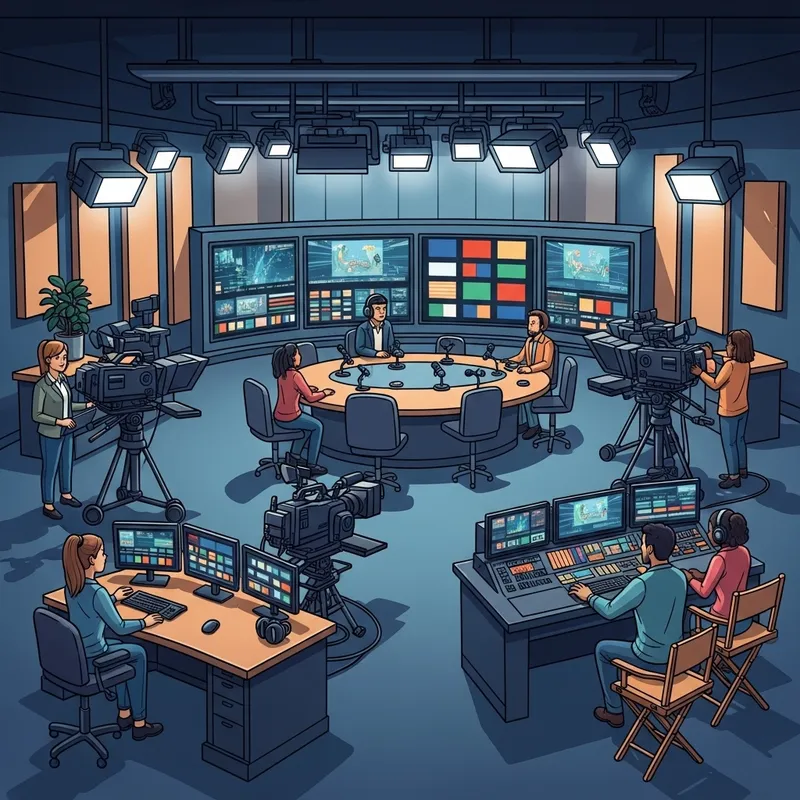 Inside a State-of-the-Art TV Studio