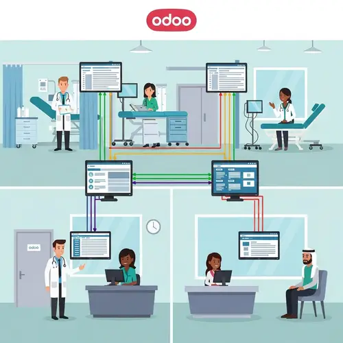 Odoo System Integration in Healthcare Clinic | Network Connectivity