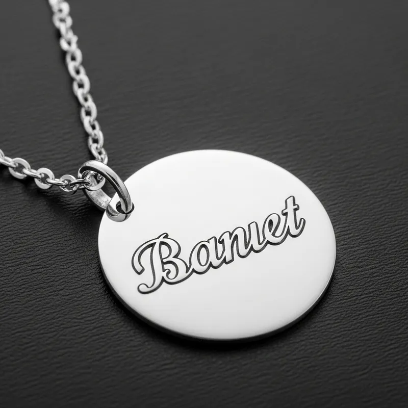 Custom Engraved Name Necklace - Personalized Pendant Jewelry