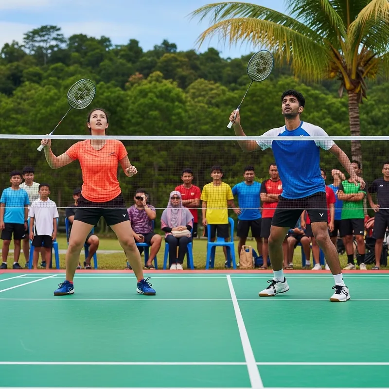 Exciting Badminton Action in Malaysia