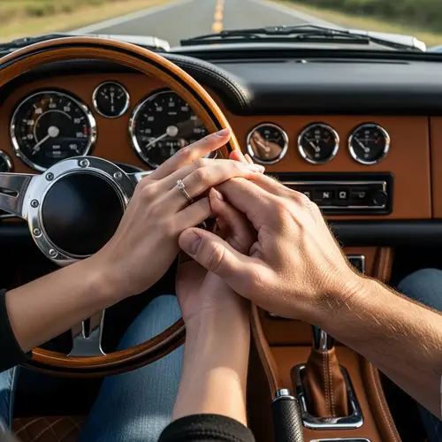 Romantic Moments in a Luxury Car | Intimate Connection