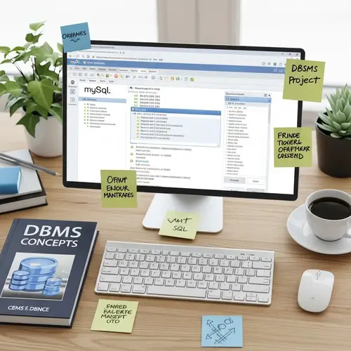 DBMS Project with MySQL: An Organized Workspace