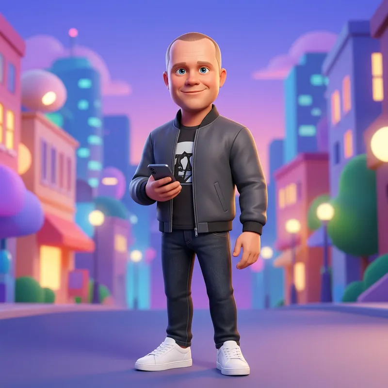 Stylish Modern Cartoon Portraits for Animation Lovers