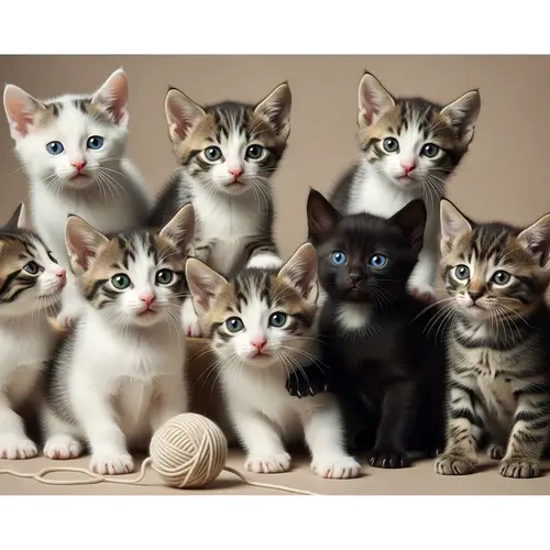 Adorably Tiny Kittens - Playful Kitten Display