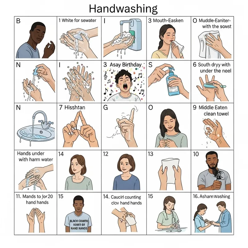 Engaging Handwashing Bingo: 12 Educational Hand Hygiene Activities