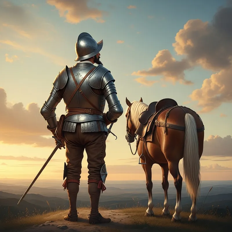Don Quijote Gazing at the Horizon