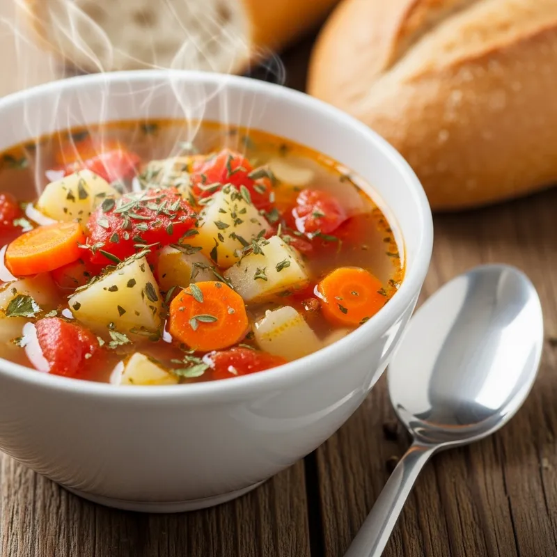 Warm Winter Vegetable Soup Recipe