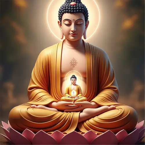 Buddha in Navel of Buddha: A Meditative Journey