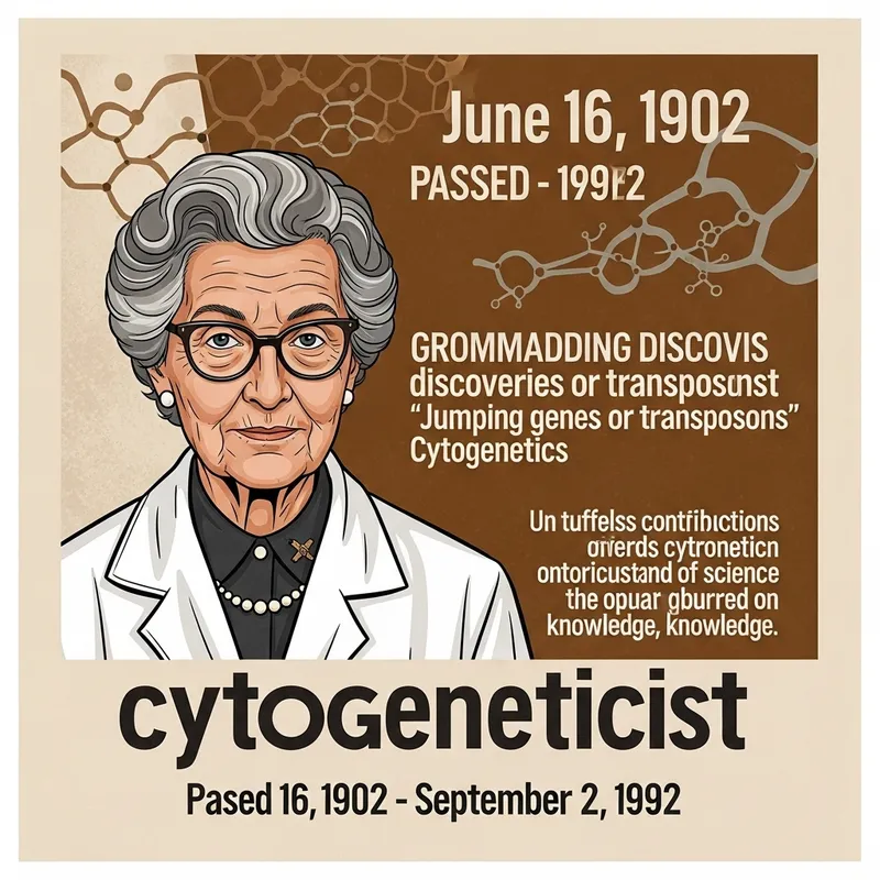 Celebrating the Legacy of Barbara McClintock: Pioneer in Cytogenetics